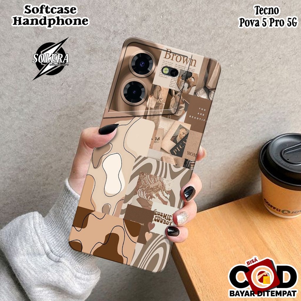 Case Tecno Pova 5 Pro 5G Softcase Tecno Pova 5 Pro 5G Terbaru Fashion Case Aesthetic Silikon Pro Cam