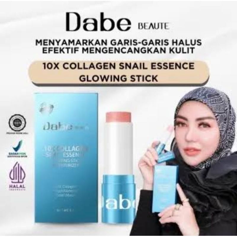 Dabe beaute Colagen snail essence glowing stick lendir siput