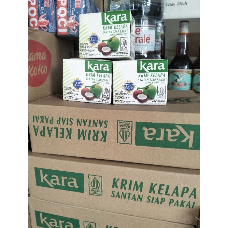 

santan kara murni 200ML,santan kelapa siap pake isi 10 pack