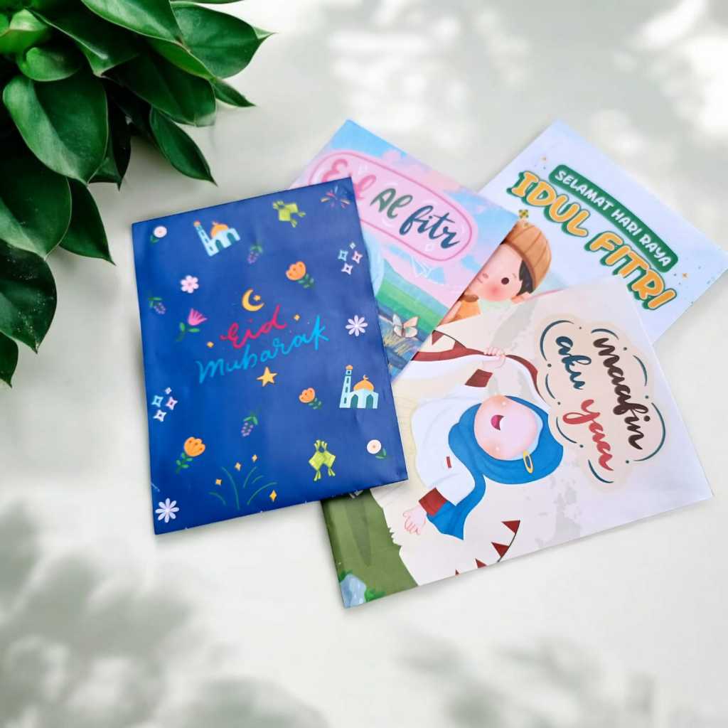 

Amplop Lebaran Kartu Eid Mubarak Satuan