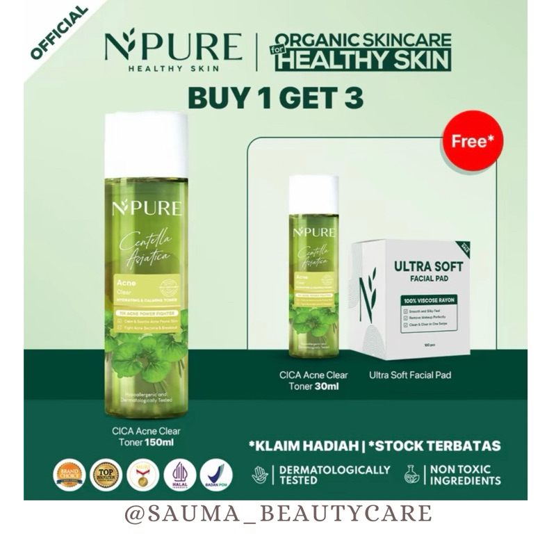 npure toner npure - toner npure centella asiatica 30ml 150ml toner - npure cica toner n pure toner -