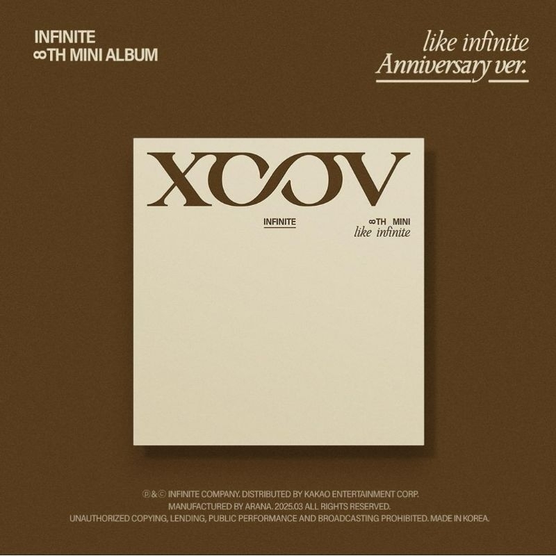 [PO] INFINITE - 8th Mini Album [LIKE INFINITE] (Anniversary ver.) / ALBUM INFINITE LIKE INFINITE