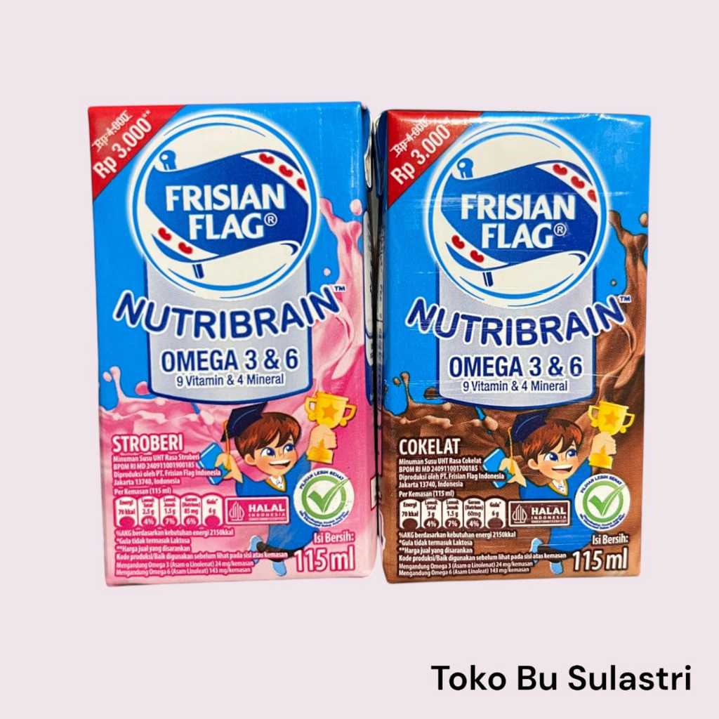 

SUSU UHT FRISIAN FLAG NUTRIBRAIN 115ml | SUSU KOTAK COKLAT STRAWBERY