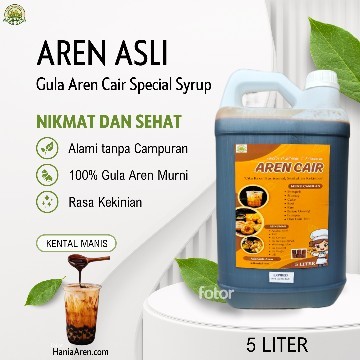 

Gula Aren Cair 5 Liter / Palm Sugar Liquid