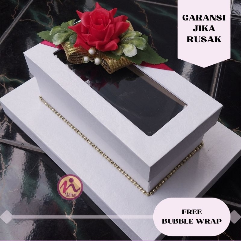 Kotak uang mahar seserahan kombinasi mika