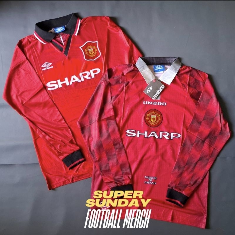 Jersey Retro MU Home 94/96 & 96/98 (Longsleeve)