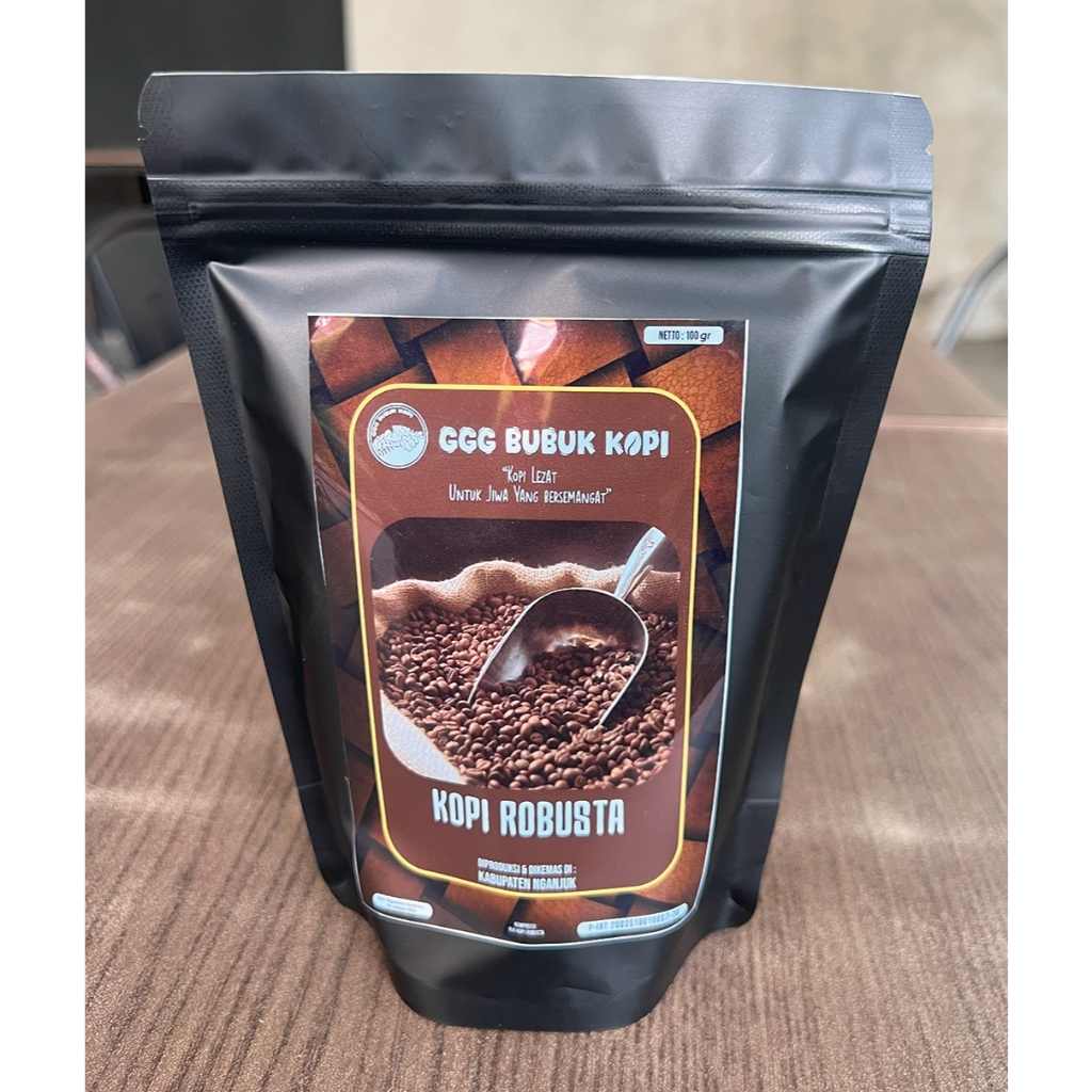 

Bubuk Kopi Robusta Ggg Isi 250 gr Rasa Mantab Premium