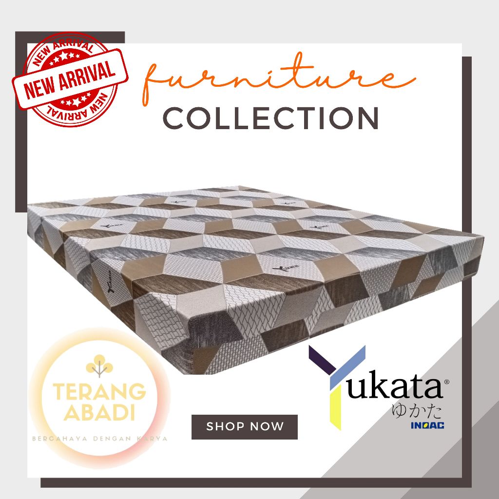 Kasur Busa INOAC YUKATA D24 anti kempes Garansi 15thn Kasur Inoac Superwin Foam
