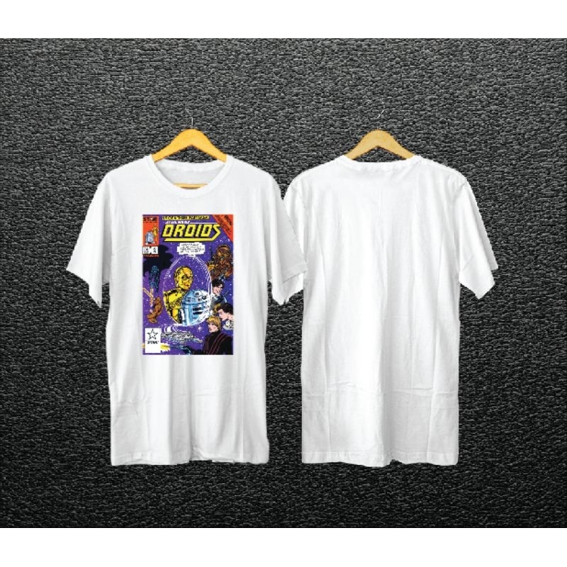 Kaos Vintage Star Wars Sablon Printing