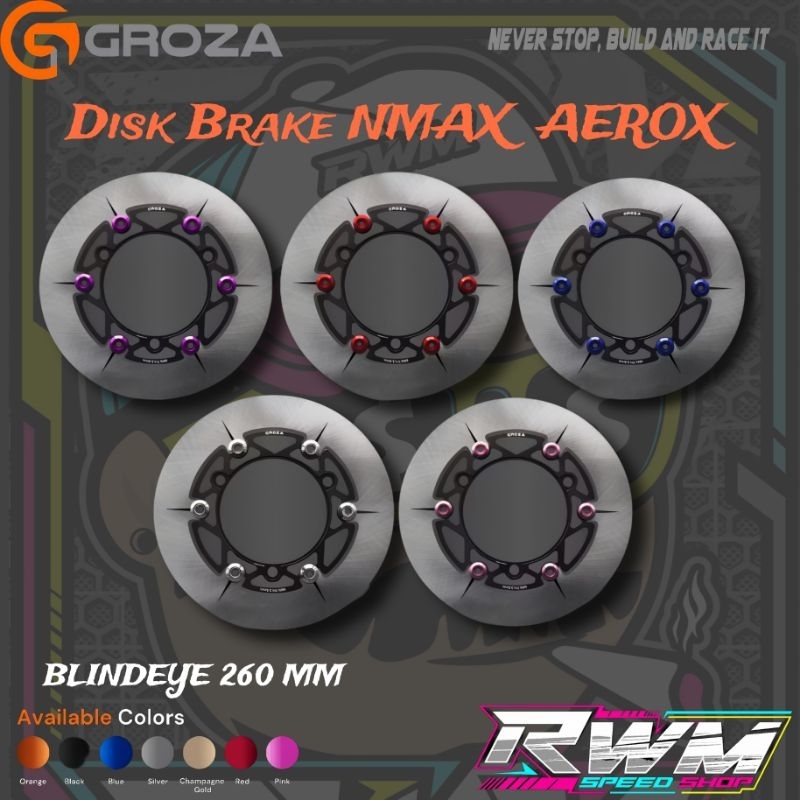 Disk Brake Piringan Cakram Floating 260 Nmax Old New Aerox Old New Blind Eye