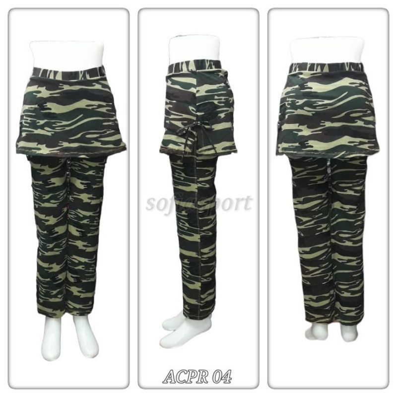 CELANA SENAM ROK ARMY PANJANG WANITA