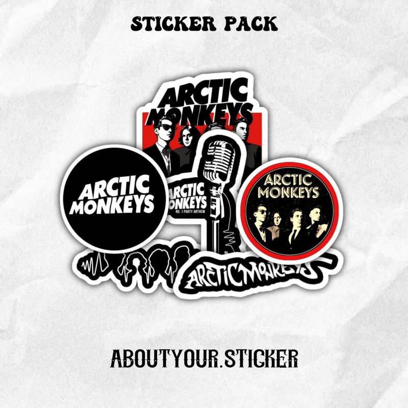 

STICKER PACK ARCTIC MONKEYS Isi 6pcs