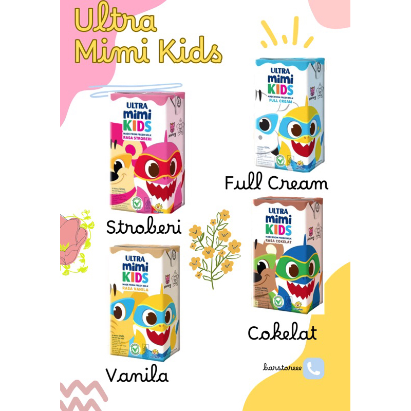 

Susu Ultra Mimi Kids 125 ml Full Cream [Instant] [Gosend]