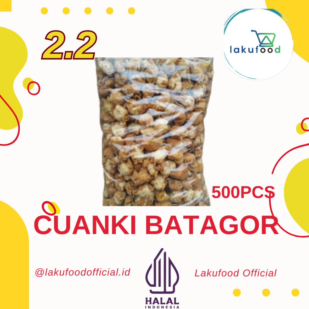 

CUANKI SIOMAY BATAGOR 1BALL ISI 500 PCS TOPING BASO ACI DAN SEBLAK LAKUFOOD