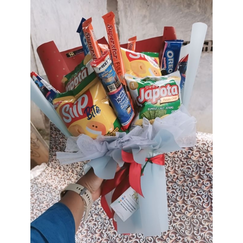 

BUKET SNACK MURAH KALIWUNGU KENDAL SEMARANG - ELVARARA BOUQUET KENDAL
