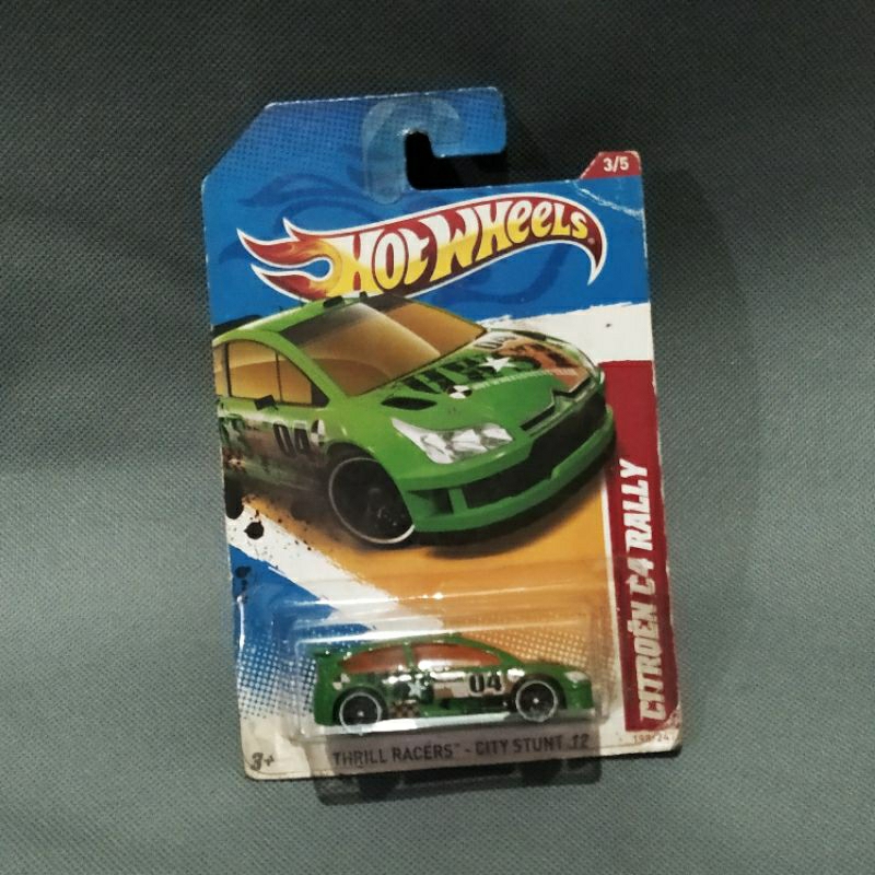 Hotwheels Citroen C4 Rally Green