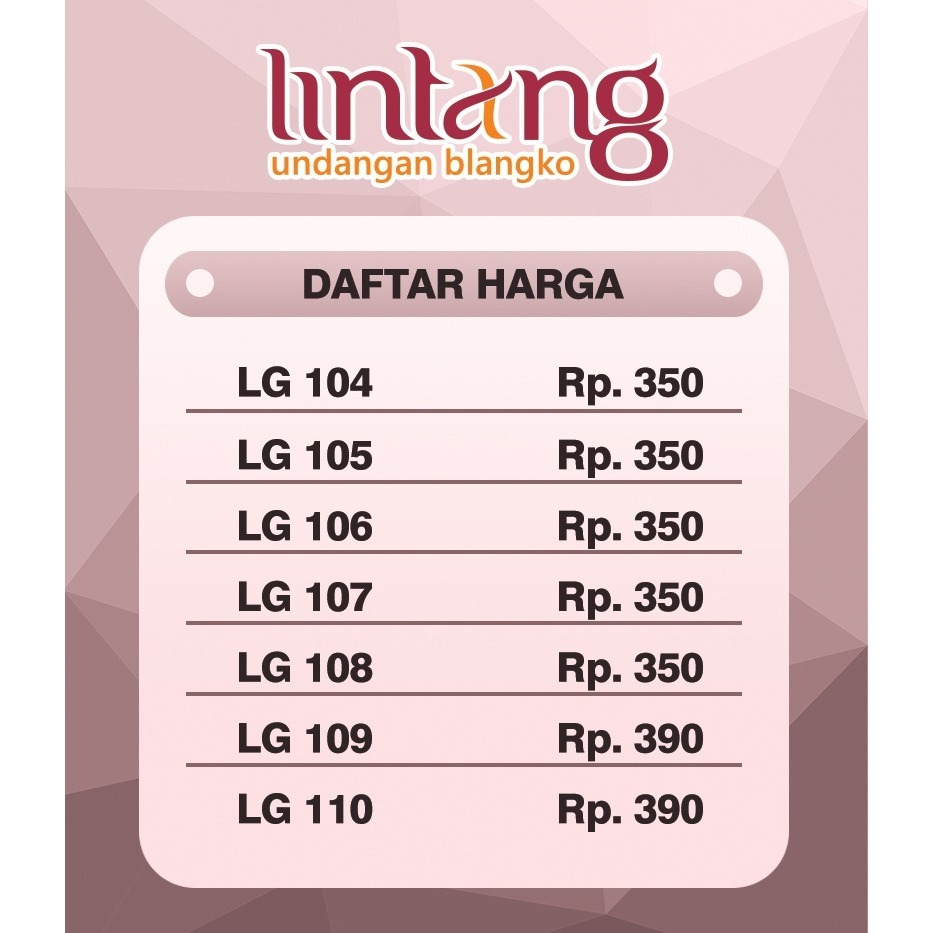 KATALOG UNDANGAN LINTANG 104-110