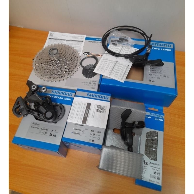 Mini Groupset Shimano Deore M5100 2 X 11 Speed