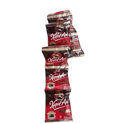 

Kopi Kapal Api / Kapal Api Mix / Kopi instant / Kopi sachet / isi 10 pcs per renteng