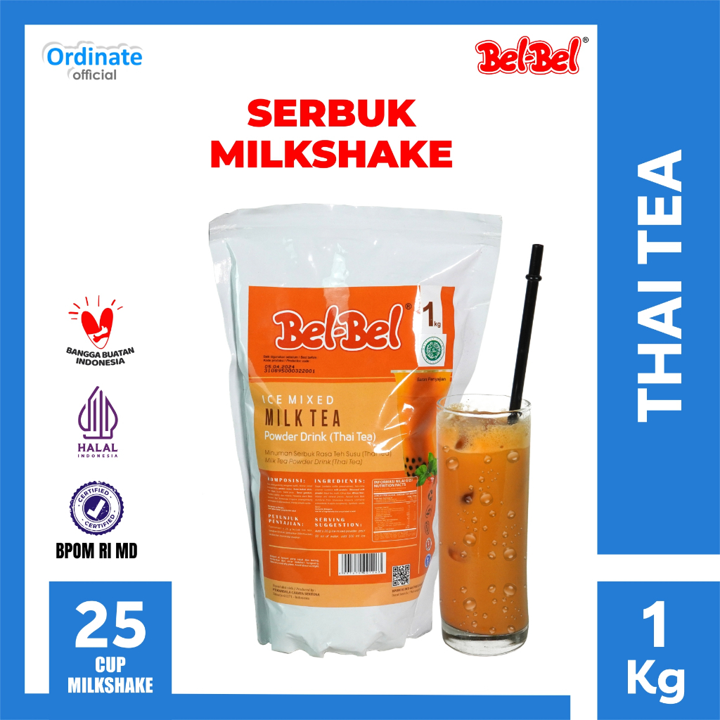 

Bubuk Minuman Rasa Thai Tea 1 Kg - Belbel