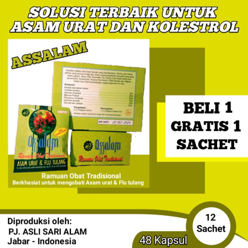

BAYAR DIRUMAH COD Obat Herbal Asam urat dan Flu tulang