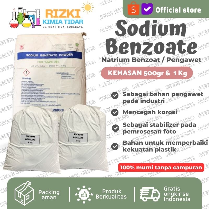 

Sodium Benzoat Natrium Benzoate Pengawet Makanan dan Minuman