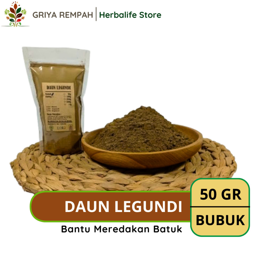 

DAUN LEGUNDI BUBUK 50 GRAM langgundi Rempah Herbal Simplisia Alami untuk Kesehatan & Ramuan Kering Jamu Tradisional Gendasari Vitex trifolia