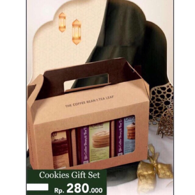 

Cookies Gift Set Coffee Bean Isi 3