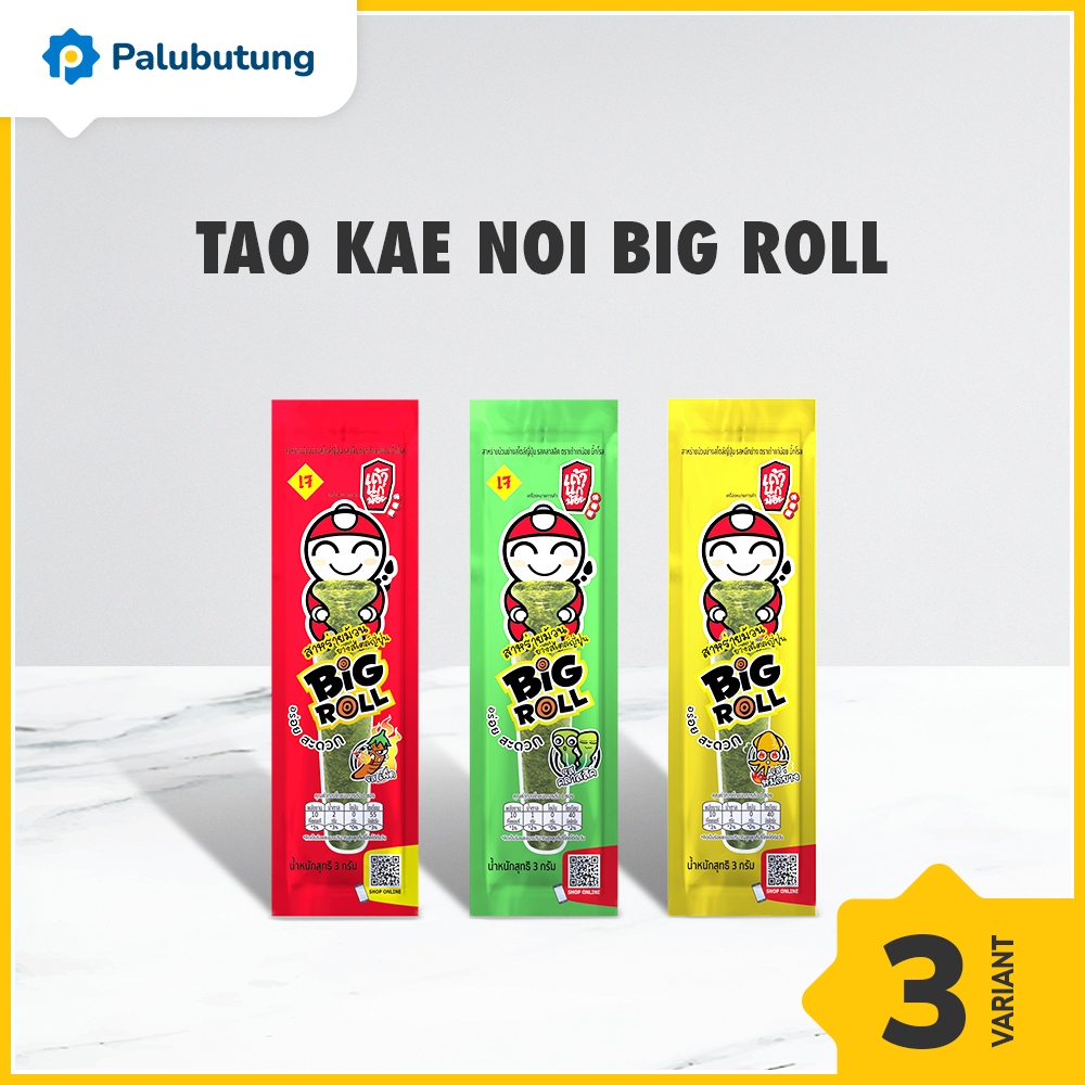 

PALUBUTUNG - Tao Kae Noi Big Roll 1Pc - Rumput Laut Thailand 1Pc