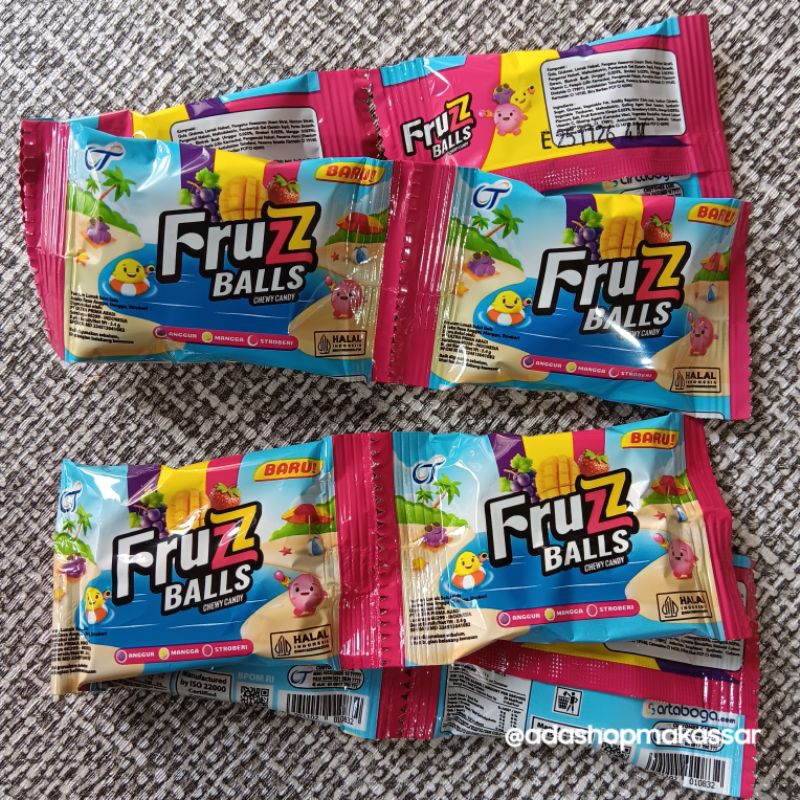 

Fruzz Balls Chewy Candy / Cannon Ball Coklat (6 pcs)