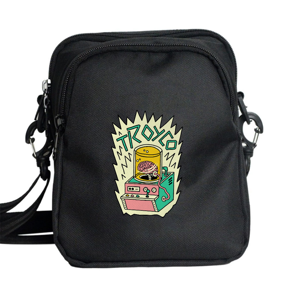 Troy Company Sling Bag Daily Black Mind Purifier - Slingbag Hitam Tas Selepang Hitam SBD 3009