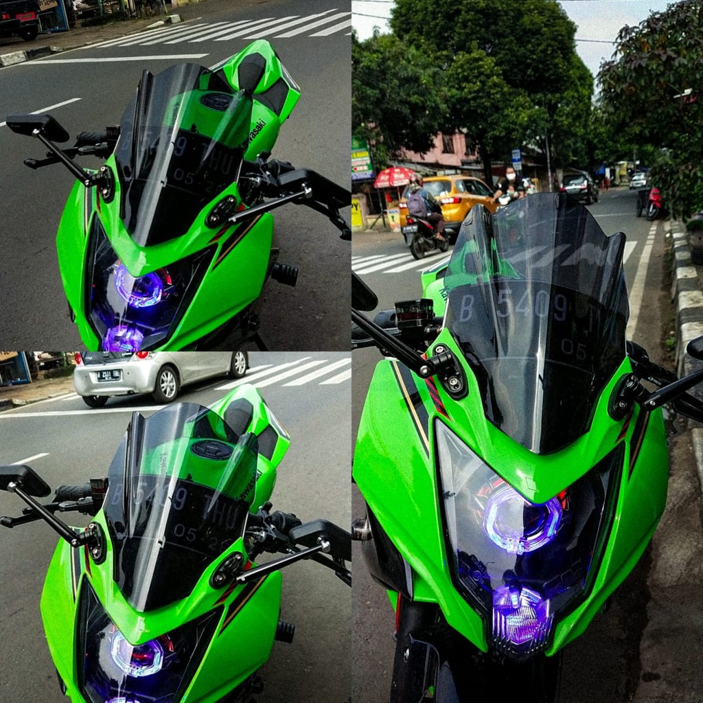 READY  Cover Mika Kaca Headlamp Ninja 250rr Mono Pnp sl