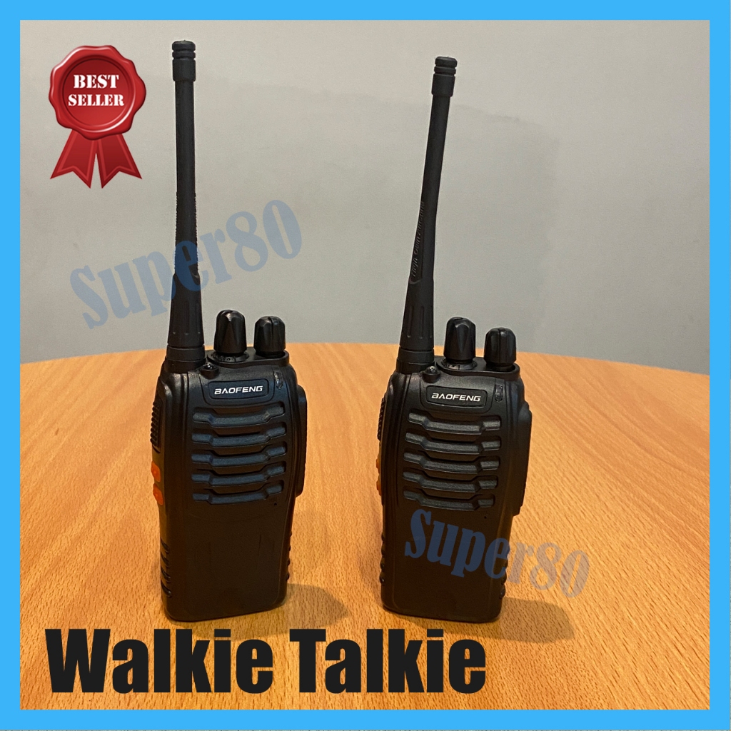 HT Walkie Talkie Baofeng 888S 5W Jarak 10Km 2800mAh BF 888s Handy Talkie Full Set UHF Portable