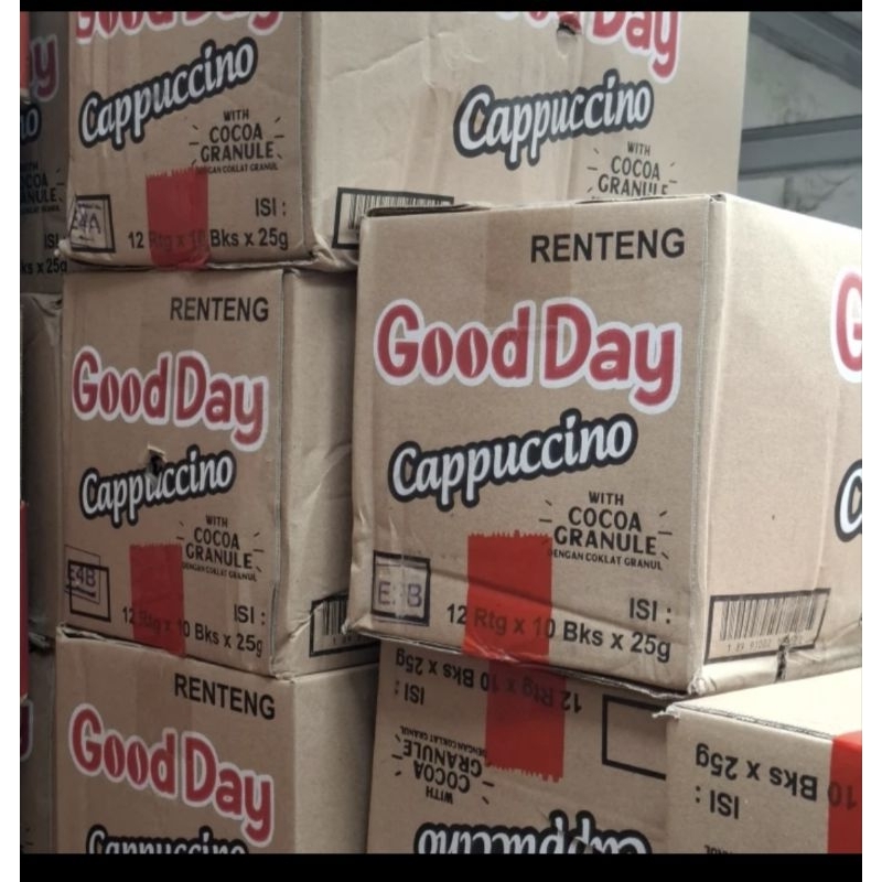 

good day cappuccino 1 dus [ 12 renceng @ 10 pcs ]