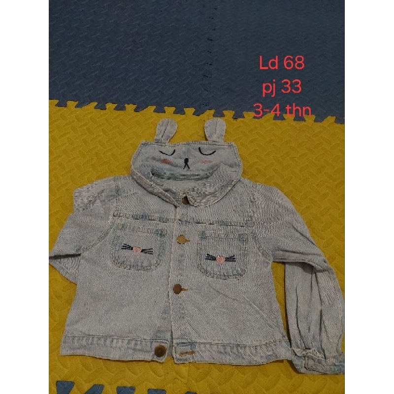 Jaket jeans anak perempuan jaket jins anak perempuan