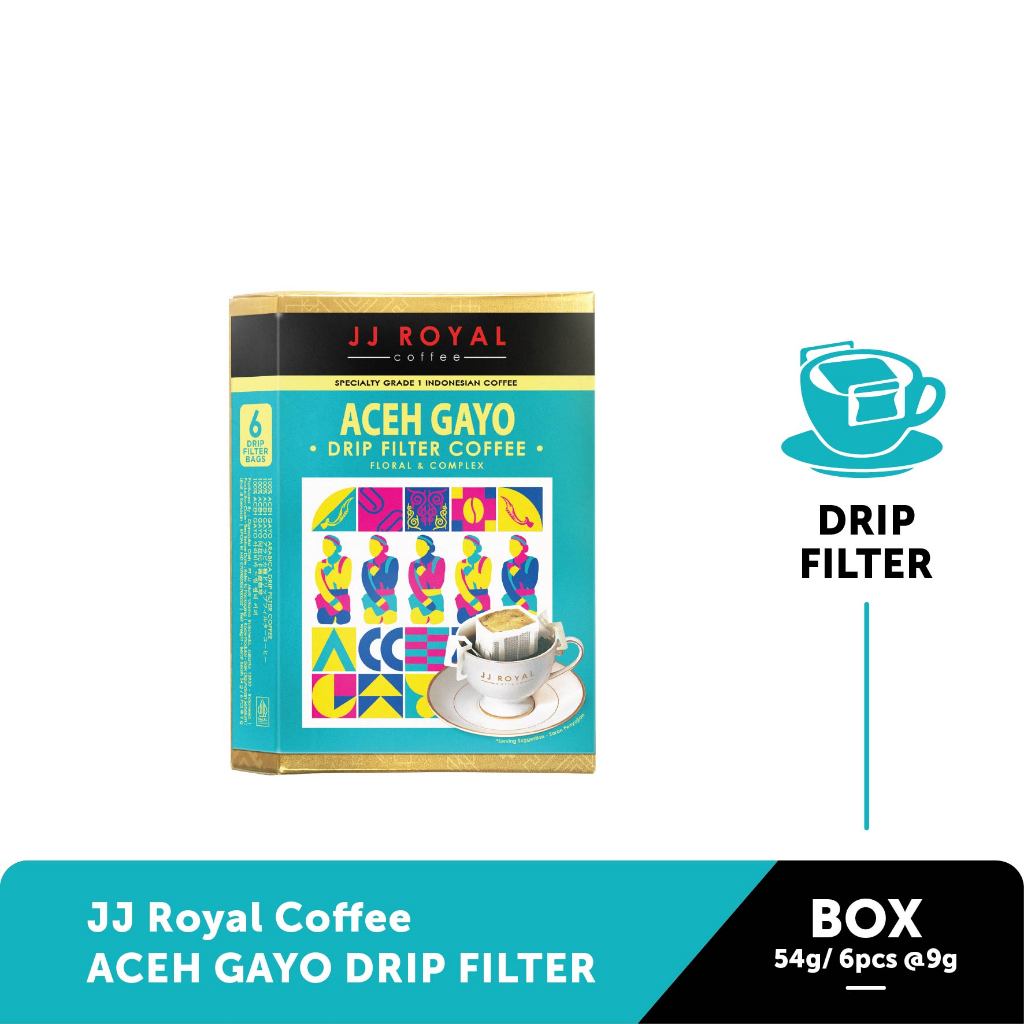 

JJ Royal Coffee Aceh Arabica Drip Filter Inner Box 6sch