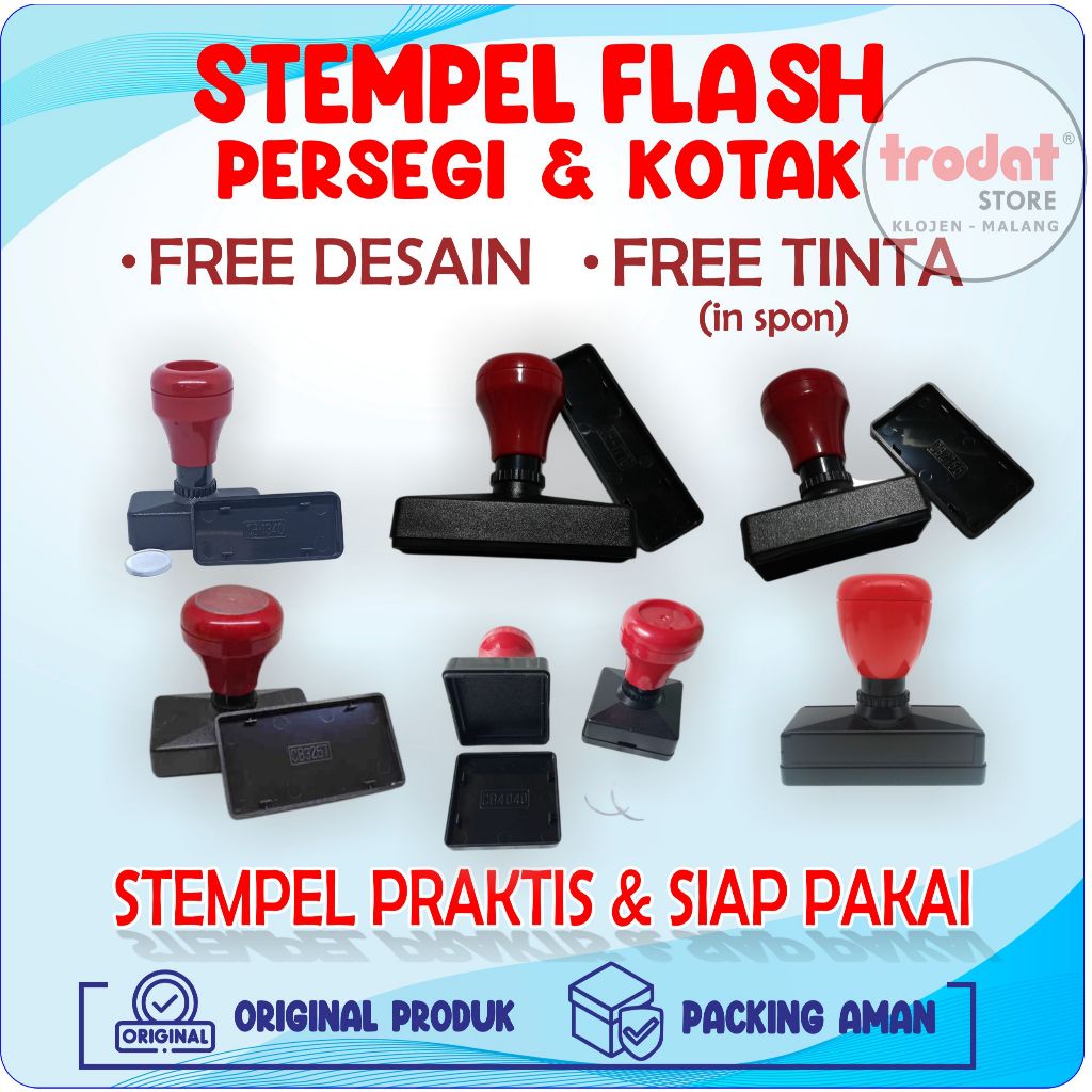 

Cetak Stempel PERSEGI, Perusahaan, logo, nama TTD, lunas stampel flash stemple praktis