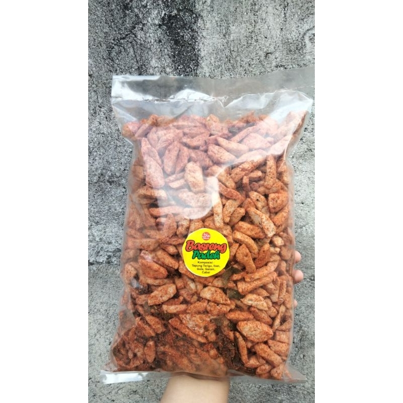 

Basreng bumbu pedas daun jeruk 1kg