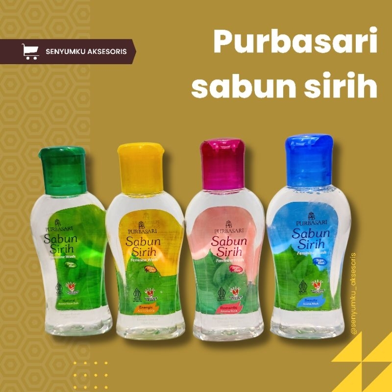 Purbasari Sabun Sirih Feminine Wash Natural Energic Romantic Beauty 60ml