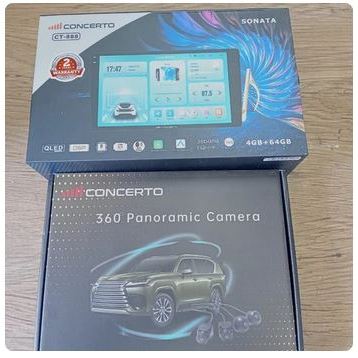 HEAD UNIT ANDROID 9 CONCERTO SONATA CT888 RAM 4/64 / HEAD UNIT CONCERTO SONATA 4/64 GB SUPPORT KAMER