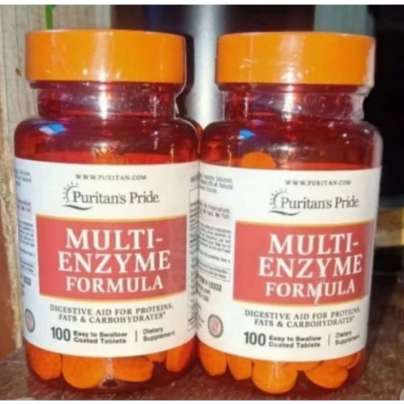 puritan's pride multi enzyme formula 100 tablet