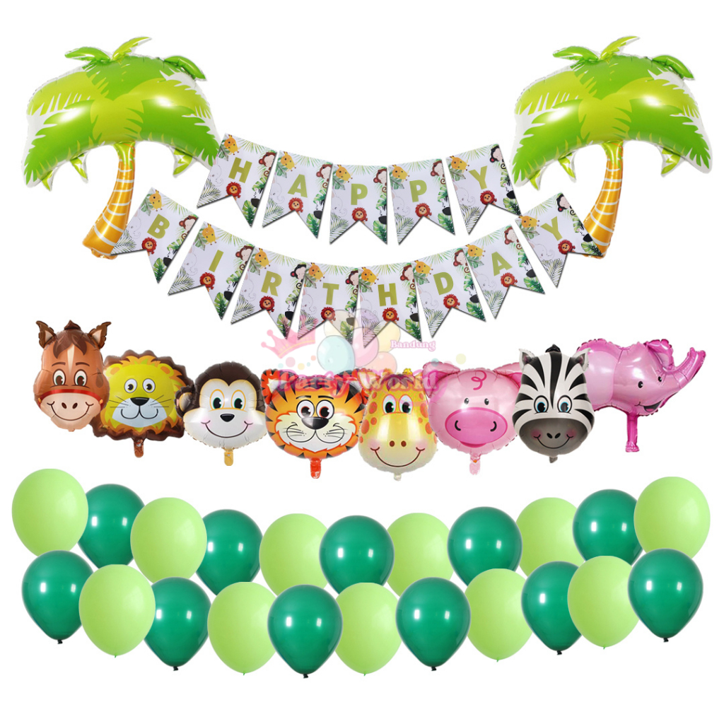 Paket Dekorasi Ulang Tahun Anak Tema Jungle