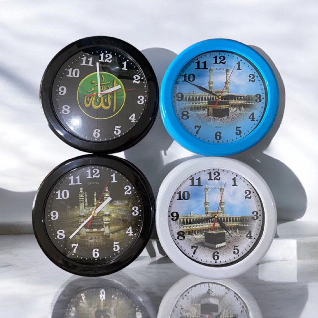 HOT [STAR+]JAM DINDING OGANA TIPE 8899 BESAR DIAMETERNYA 30 CM KALIGRAFI DAN KARAKTER