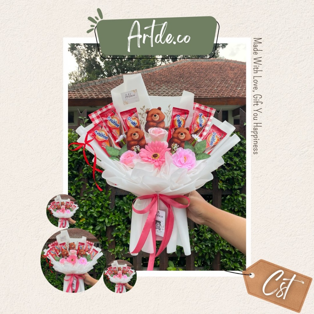 

READY STOCK - BUKET OVALTINE - BUKET CUTE - BUKET KASIH SAYANG - BUKET BANDUNG