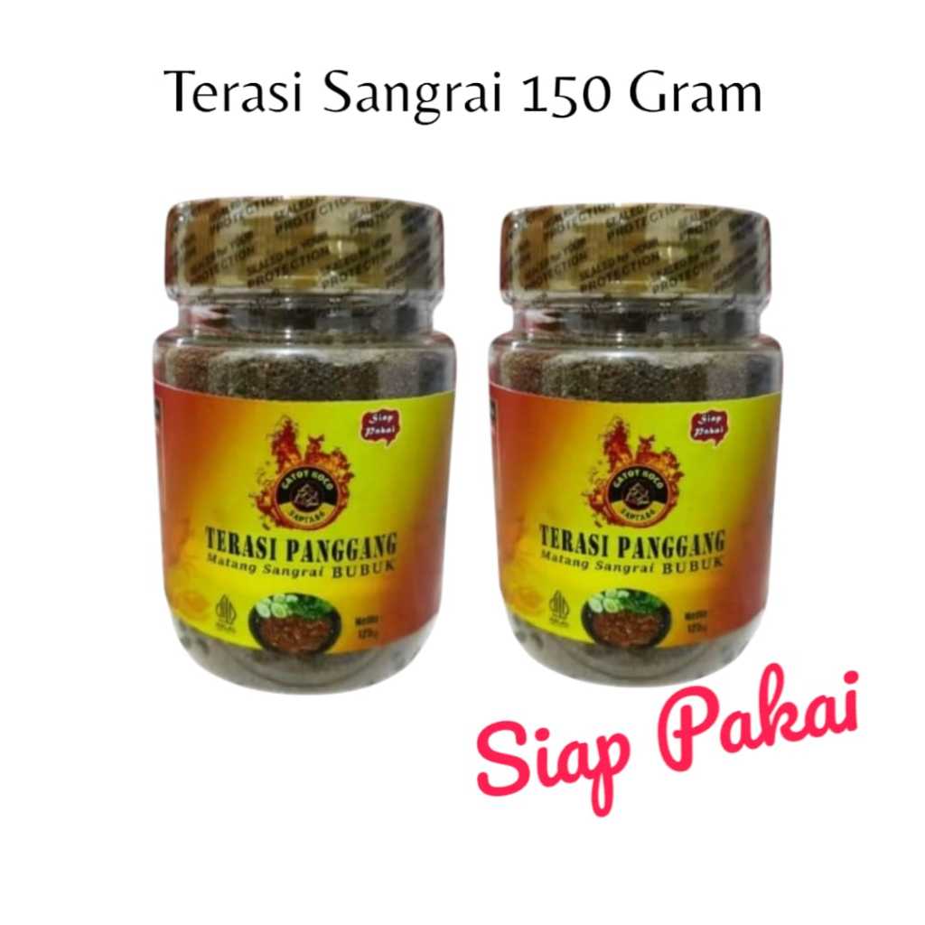 

Terasi Udang Panggang bubuk Tabur Siap Pakai 150 Gram