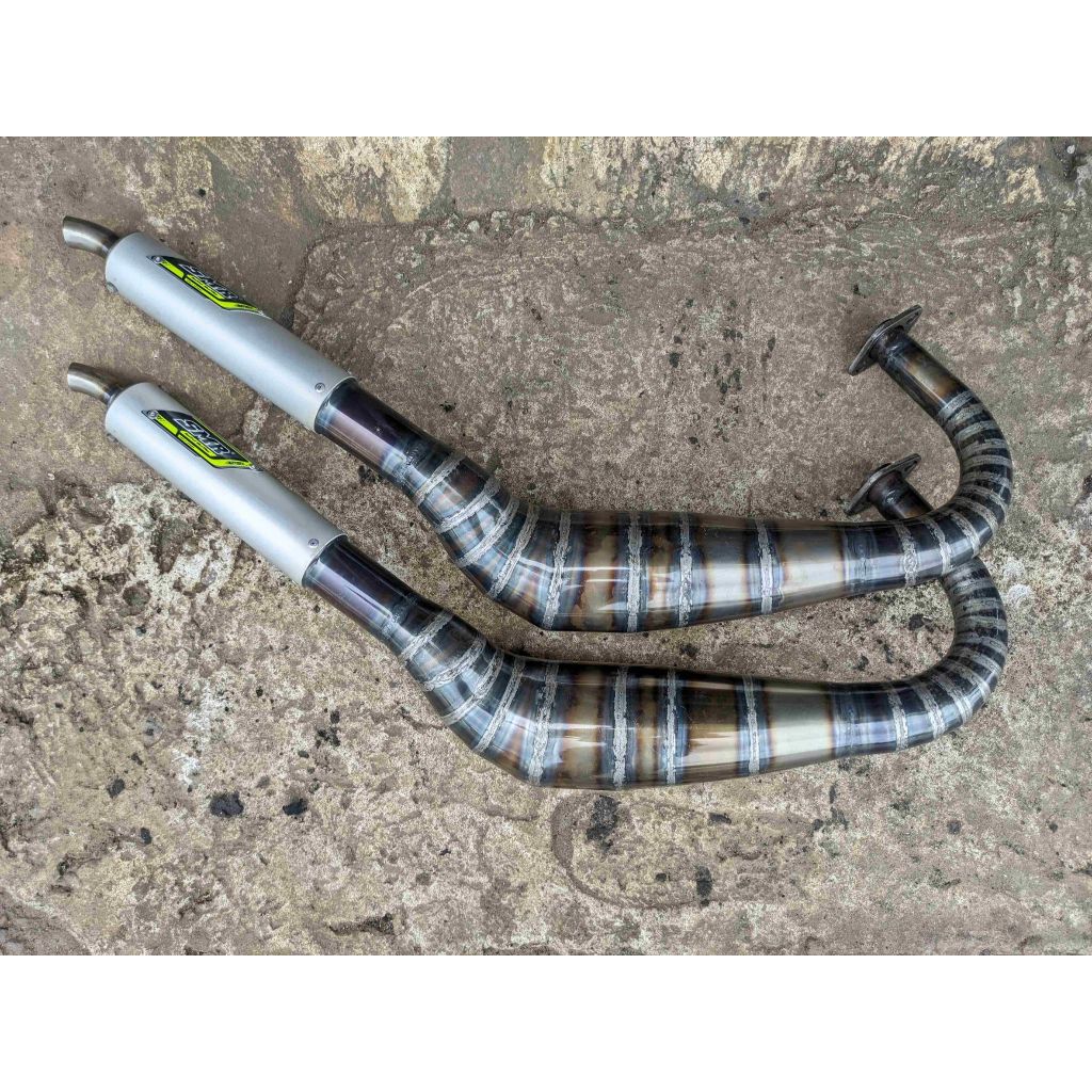 Knalpot SMR Rxking Super Pro 91 DOT Plat Almu