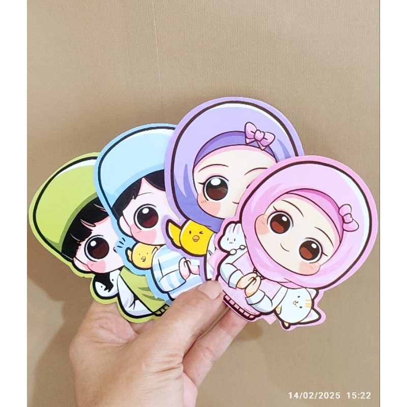 

AMPLOP 3D LEBARAN 1 Pack isi 8pcs / amplop idul fitri