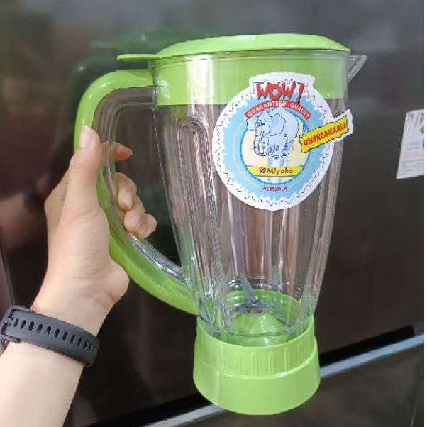 GELAS BLENDER MIYAKO PLASTIK - WADAH JUS MIYAKO PLASTIK 1.5L - GELAS JUS MIYAKO 1.2 LITER - BLENDER 