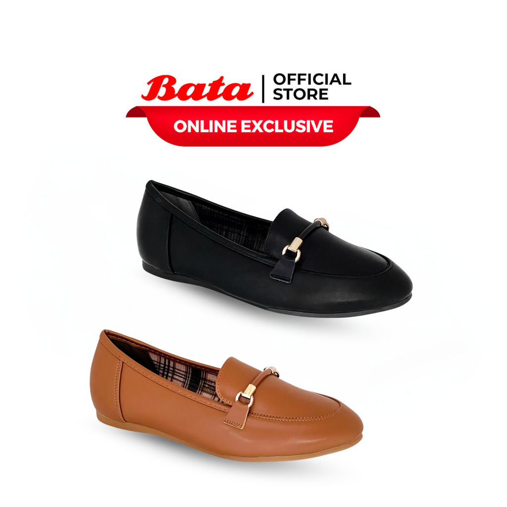 BATA - CANTIKA "Comfort Cushion" Sepatu Flatshoes Loafers Wanita