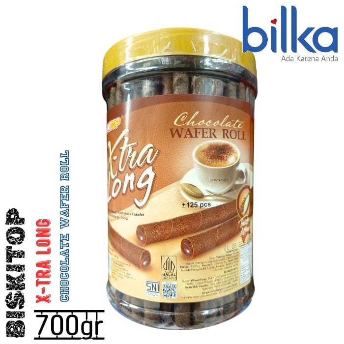 

BISKITOP Chocolate Wafer Roll Stick